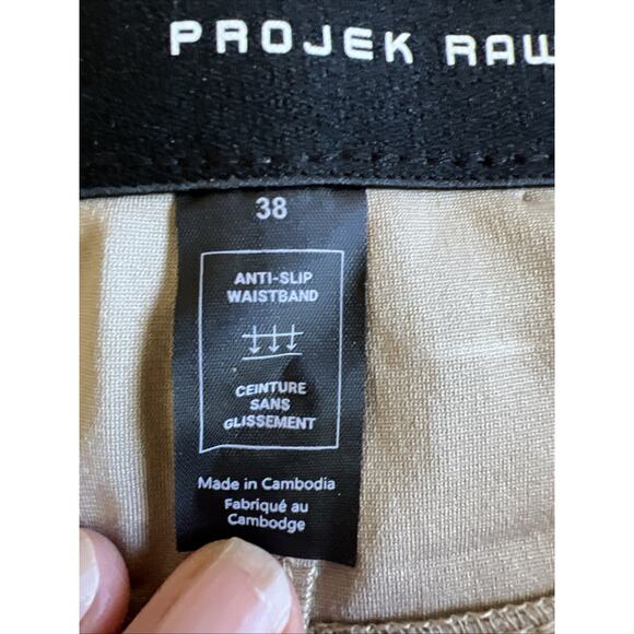 Projek Raw Pants 38x32 Flux 2.0 Tech Tan Stretch Performance Golf Commuter NEW - Picture 9 of 12